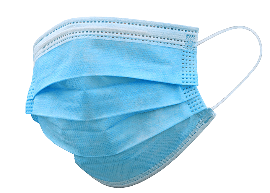Blue Ear Loop Masks (50 Masks, 1 Box)- WHOLESALE
