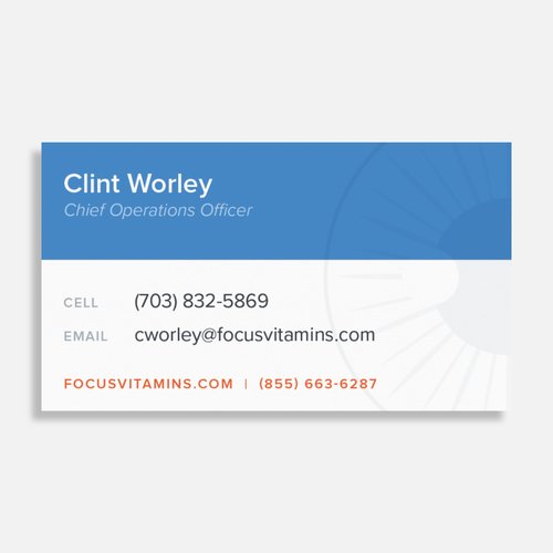 Business card for Clint Worley