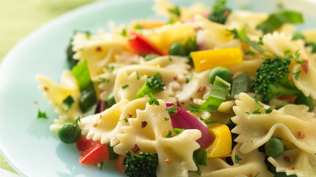 Healthy Vision Recipe: Caesar Pasta Primavera