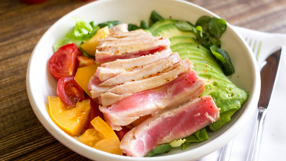 Healthy Vision Recipe: Seared Tuna with Orange, Avocado & Cilantro Salsa