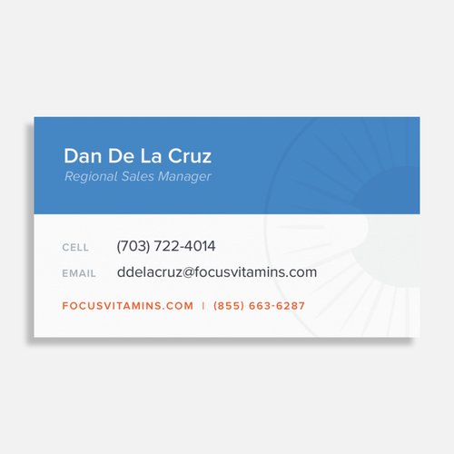 Business card for Dan De La Cruz
