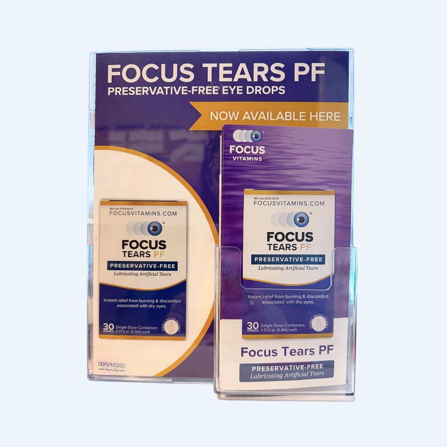 Focus Tears- 4" Display Brochure Holder (Finished Good)