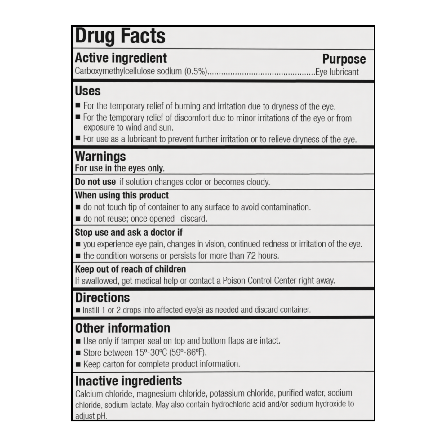 Focus Tears PF Eye Drops